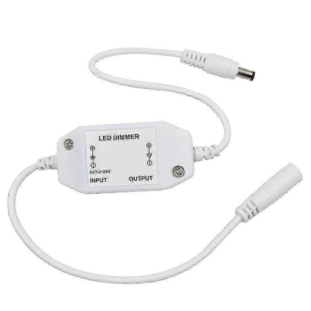Inline LED Brightness Adjustment Switch Dimming Controller Single Color LED Light Bar 12V-24V LED Dimmer