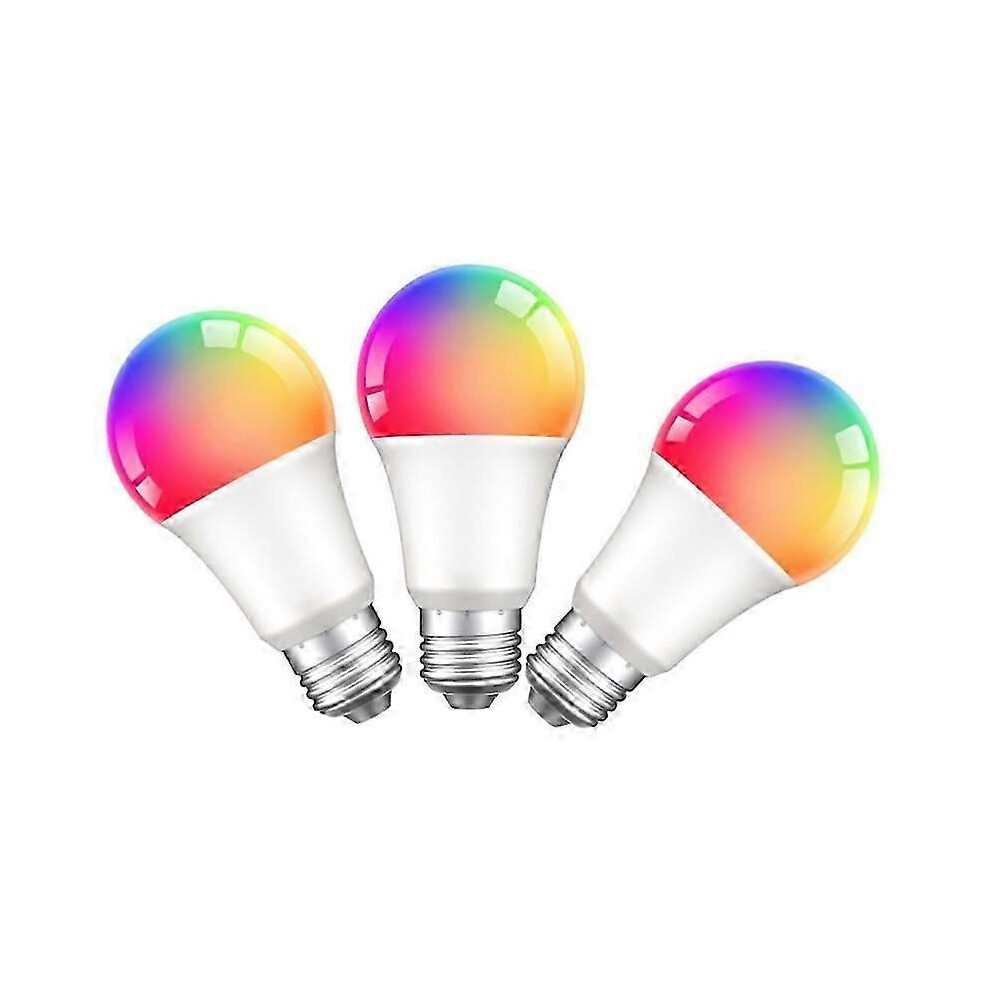 (15W) Tuya Wifi E27 LED Lamp RGB LED Bulb Smart Bulb Alexa Compatible with Google Assistant for Smart Life Decoration
