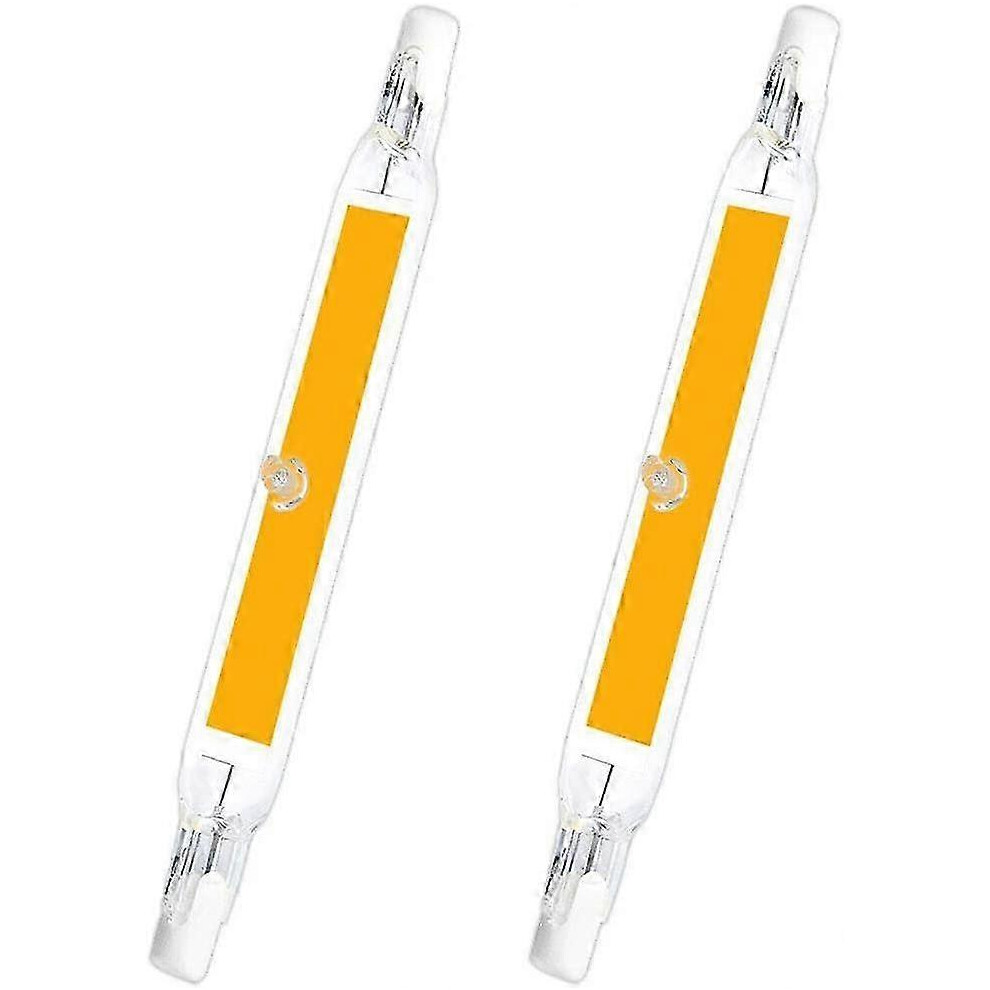 R7s 78Mm 8W Led Bulb Pack Cool 6000K 500Lm Equivalent To J78 R7s 40W 50W Halogen Pencil R7s Cob Led 78Mm Slim White