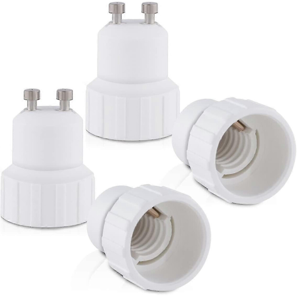 4x Socket Adapter - GU10 to E14 Socket Converter - Bayonet Socket Adapter for LED Halogen Bulb