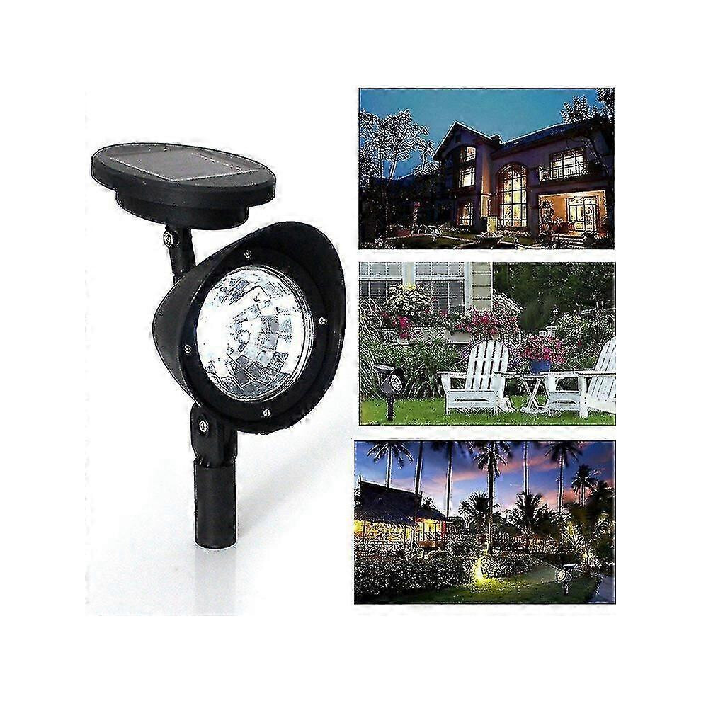 Outdoor solar landscape spotlights