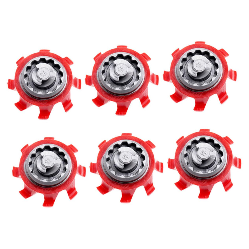 Golf Shoe Spikes Replacement Studs Skid Cleats 6 Pcs Easy Install Compatible With Golf Shoes-image-OPC-PKM2DGQ-NEW