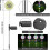 Set of 2 36 LED solar garden lights 2