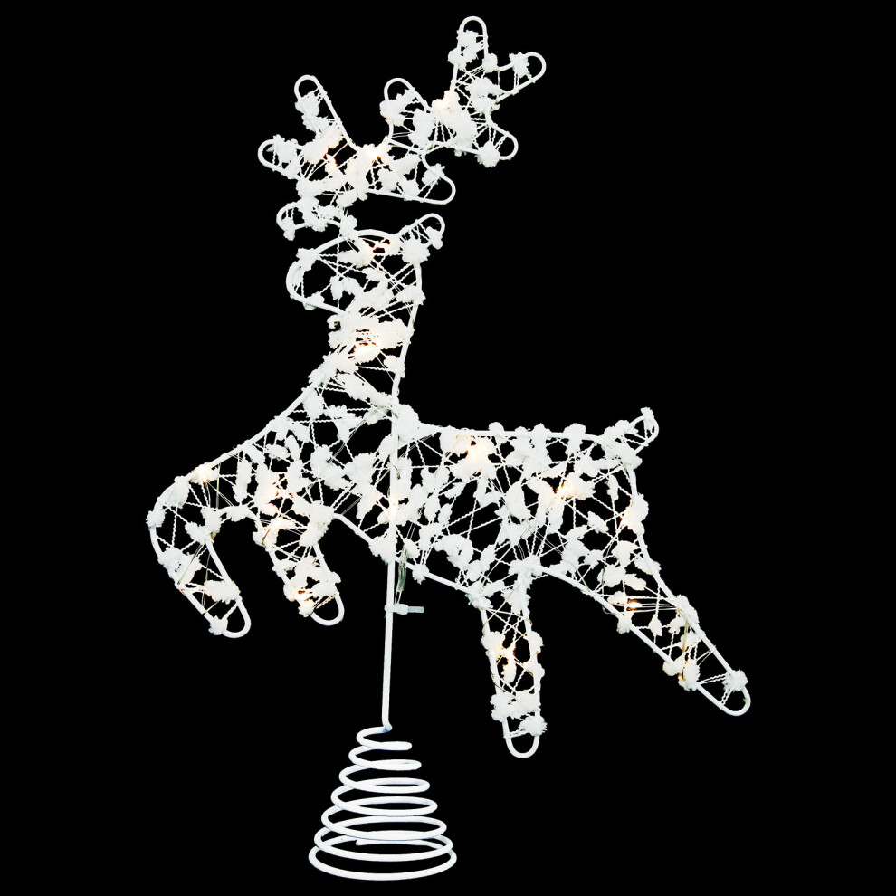 2 Szt. Ozdoba Choinkowa Z Reniferem I Lampkami Led-image