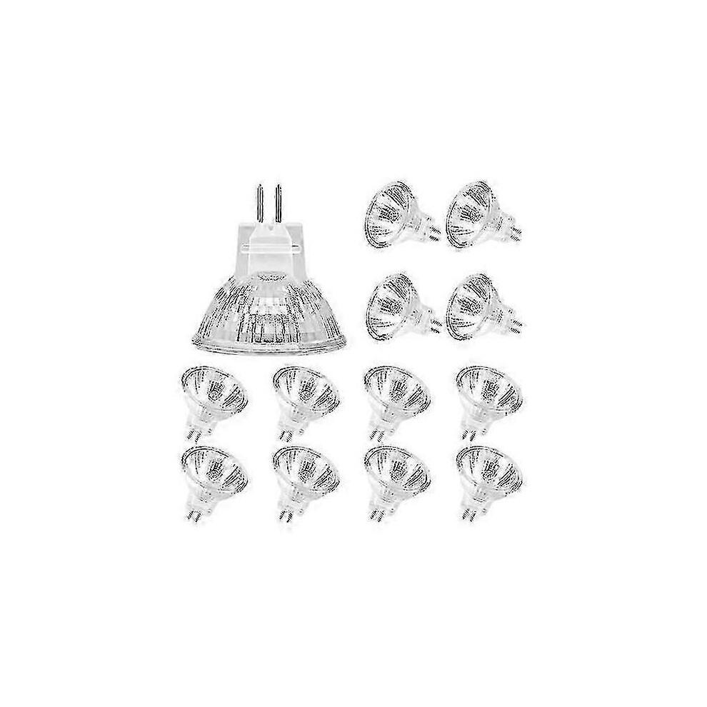 Mr11 Halogen Bulbs (12 Pack), Gu4 12V 20W Halogen Bulb, Dimmable Mr11 Gu4 Bulb Cover For Ceiling Light