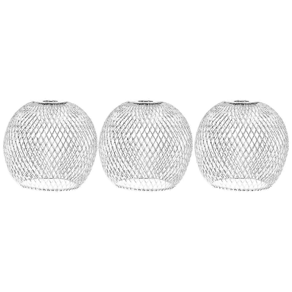 Set of 3 decorative spherical lampshades, creative hollow lamp covers