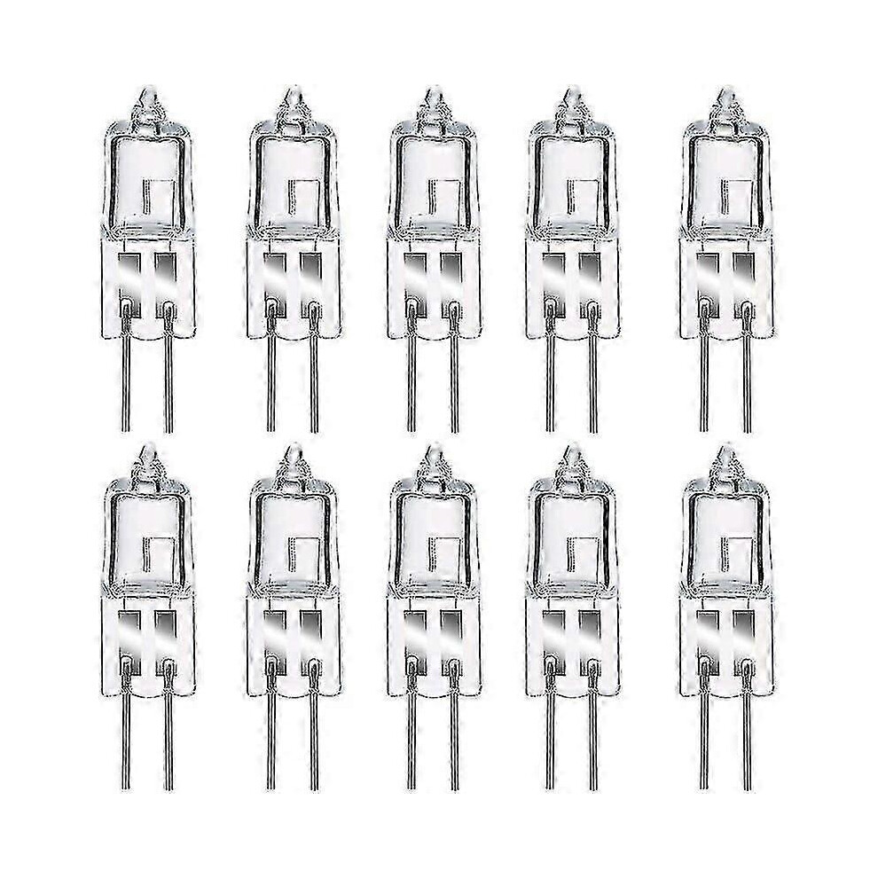 G4 20W 12V Halogen Bulbs, Warm White 2800K, Dimmable, Clear Capsule, 10 Pack-image-OPC-PKM2YNG-NEW