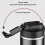 Stainless Steel Car Heating Mug 500ml with Cigarette Lighter Black 5