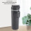 Stainless Steel Car Heating Mug 500ml with Cigarette Lighter Black 9