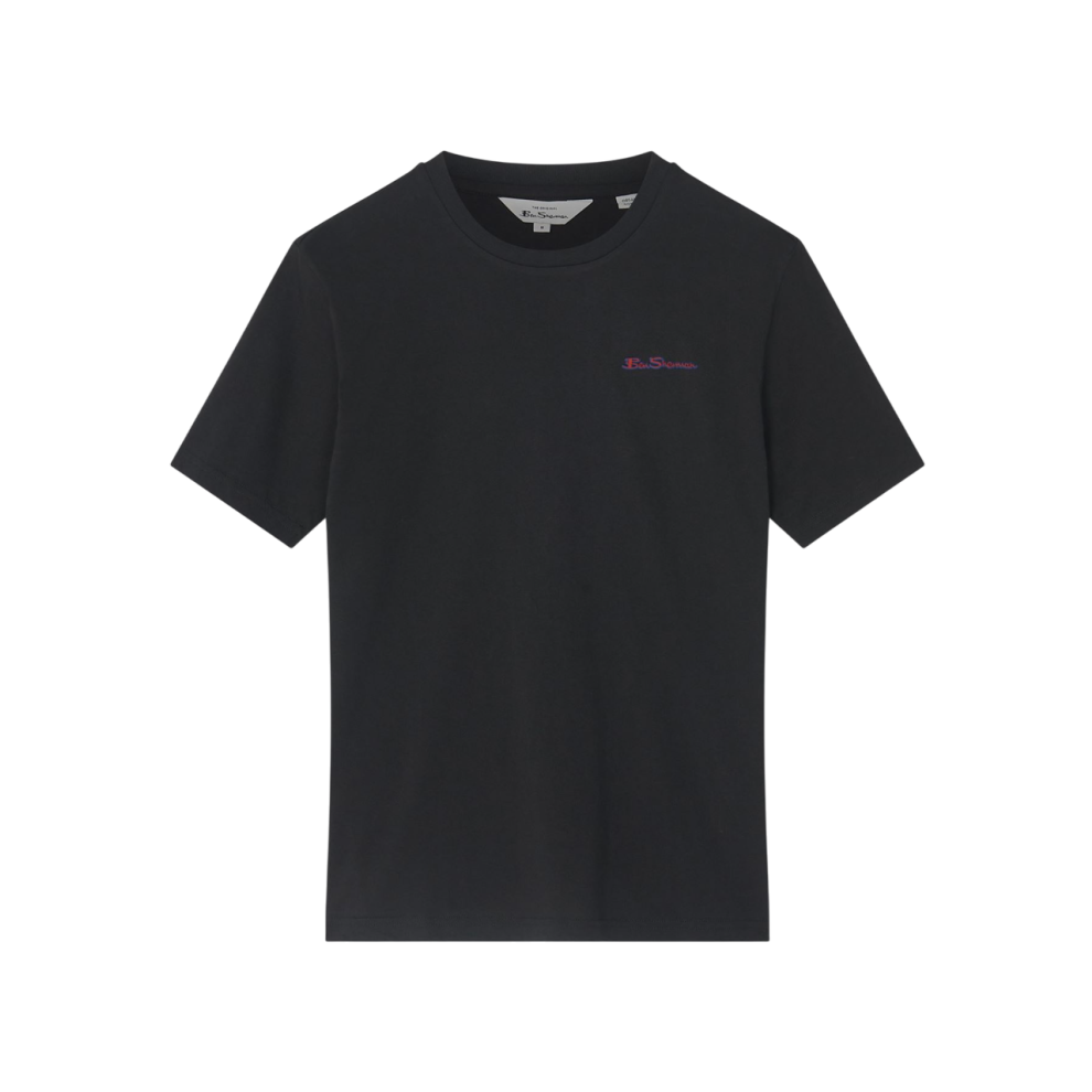Ben Sherman (, 2XL) Signature Crew Neck T-Shirt For Men Black