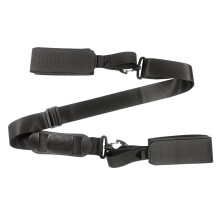 Adjustable Ski Carry Strap Nylon Cushioned Anti Scratch Tool Equipment Protector Holder For Adult Women Ski Poles Travel Black