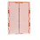 Light Pink Plastic Desktop Storage Box, Foldable & Stackable, 15x10x5.5cm 7