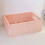 Light Pink Plastic Desktop Storage Box, Foldable & Stackable, 15x10x5.5cm 8