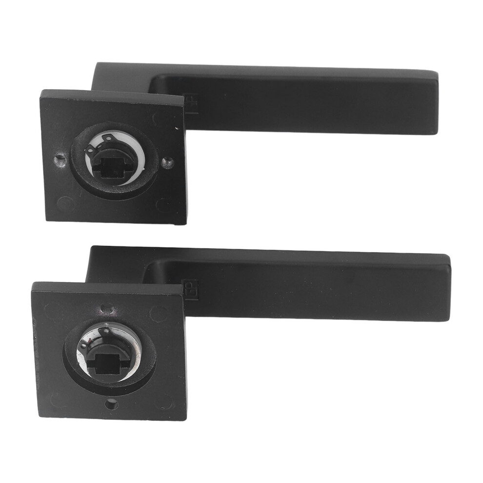 Zinc Alloy Black Split Door Lock Set For 35-50Mm Doors Ultra Quiet Security 4611351046171