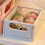 Light Pink Plastic Desktop Storage Box, Foldable & Stackable, 15x10x5.5cm 5