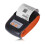 58mm Portable Hot Receipt Printer Ticket Printer Bluetooth And USB Interfaces ESC/POS Compatible Orange 1