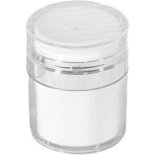Airless Pump Jars,Empty Acrylic Makeup Cosmetic Jar Containers with Pump,Refillable Airless Travel Lotion Jar