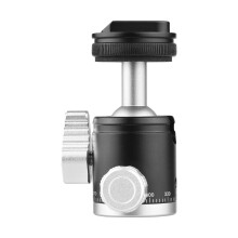 2-in-1 1/4 Schraube Cold Shoe Mount Kugelkopf Dual