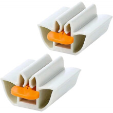 2 Pack Plastic Toothpaste Squeezer,Square Toothpaste Tube Squeezer,Rolling Tooth Pastetooth Squeezer