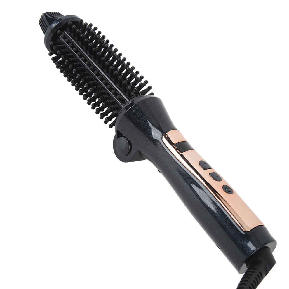 Foldable Ceramic Ionic Hair Curling & Straightening Brush 100-240V UK