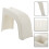 1pc plastic foot support pedicure tool small footstool white 5