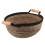 wicker basket straw storage with handles for bathroom makeup organizer 10