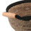 wicker basket straw storage with handles for bathroom makeup organizer 6
