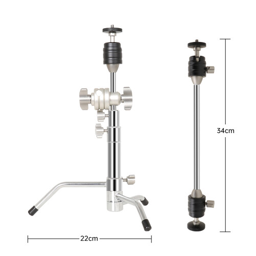 Andoer Mini C-Stand 20,8 Zoll Tischstativ 2