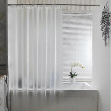 Translucent Shower Curtain, Food Grade Eva Environmental Protection Material, Waterproof and Mold Resistant, 120 * 180cm