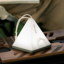 Portable Tent Night Light, with Cord for Easy Hanging, USB Rechargeable LED Desk Lamp, Mini Camping Night Light, Bedroom Bedside Lamp with Timer Fu