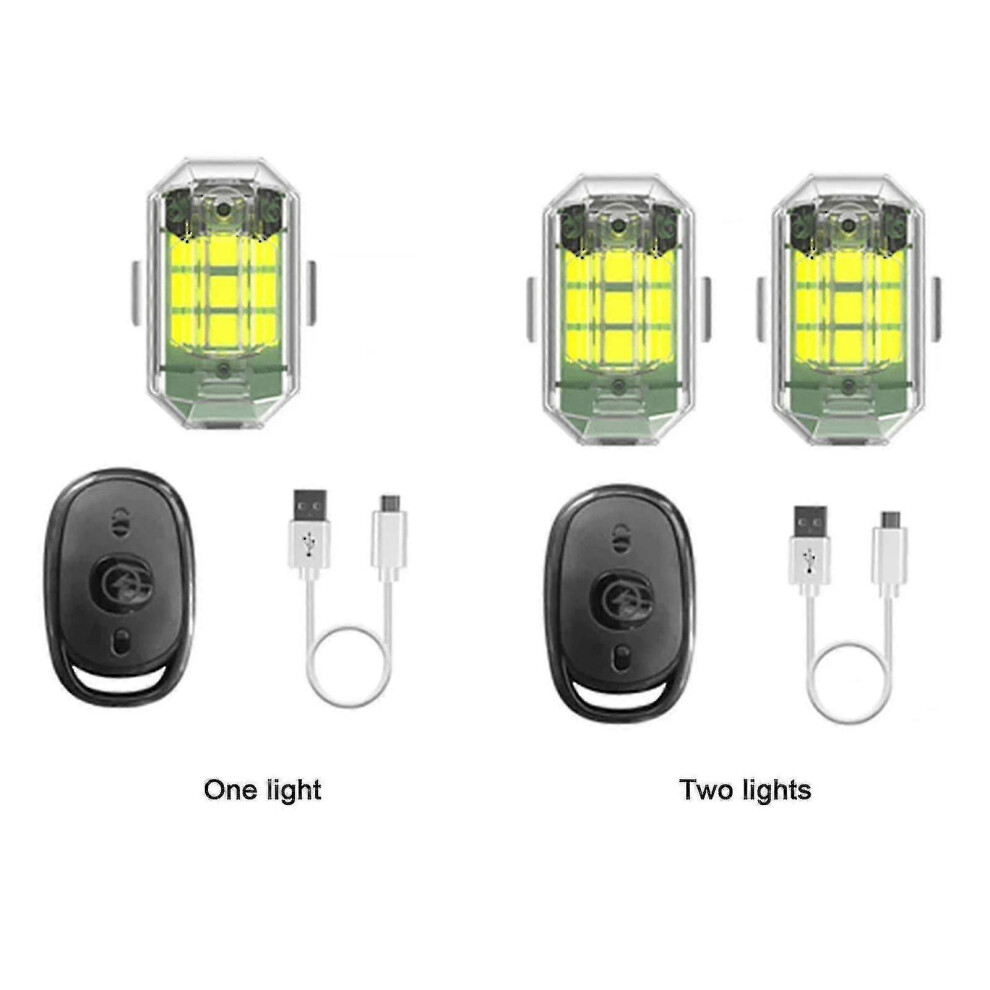 (1 - 1 Remote Control) High Brightness Wireless Led Strobe Rechargeable 7 Color Led Strobe S, Anti-Collision S, Emergency Light