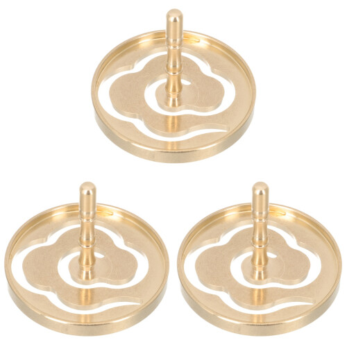 3pcs brass incense press mold with cloud pattern for diy shaping 1