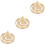 3pcs brass incense press mold with cloud pattern for diy shaping 5