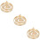 3pcs brass incense press mold with cloud pattern for diy shaping 9