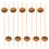100pcs disposable bamboo hamburger picks for fruit sandwiches 8