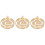 3pcs brass incense press mold with cloud pattern for diy shaping 4