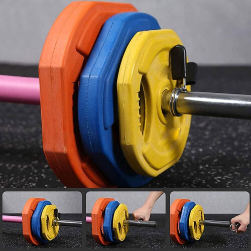 Barbell Collars 30mm Spring Clips Bar Clamp Attachments, 6PCS For Weight Lifting Training 1