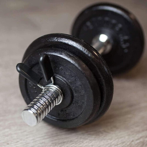 Barbell Collars 30mm Spring Clips Bar Clamp Attachments, 6PCS For Weight Lifting Training 2