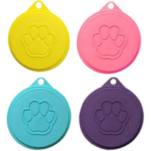 4pcs Pet Food Can Plastic Lids Caps for Tins Universal Dog Cat Puppy Can Covers