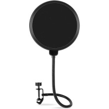 Mic Pop Filter for Blue Yeti and Other Microphones, LILALIWA 6 Inch Double Layer Windscreen