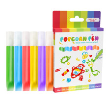 Magic Drawing Pens 6-Color 3D Bubble Coloring Pens For Ceramic Metal Wood Washable Bubble Art Supplies