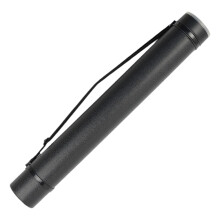 Poster Tubes Crush-Proof Waterproof Reusable Document Tube With Shoulder Strap Telescoping For Artwork Blueprints
