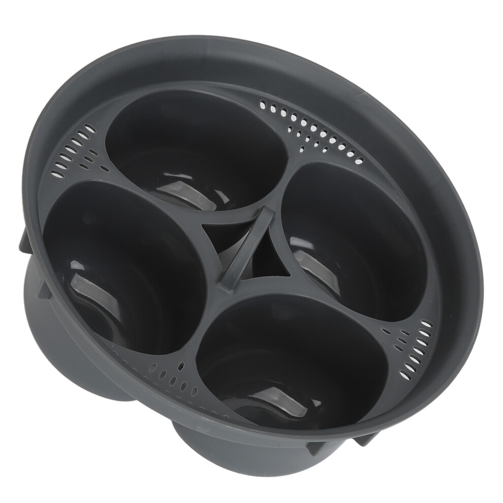 Nonstick 4-Egg Poacher Insert for Frying Pans & Ovens, Even Heat Distribution