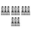 40 pezzi cassonetto ruote e ganci 240l 9