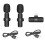 PULUZ PU3150B One-Trigger-Two Mini 2,4G Drahtloses 8