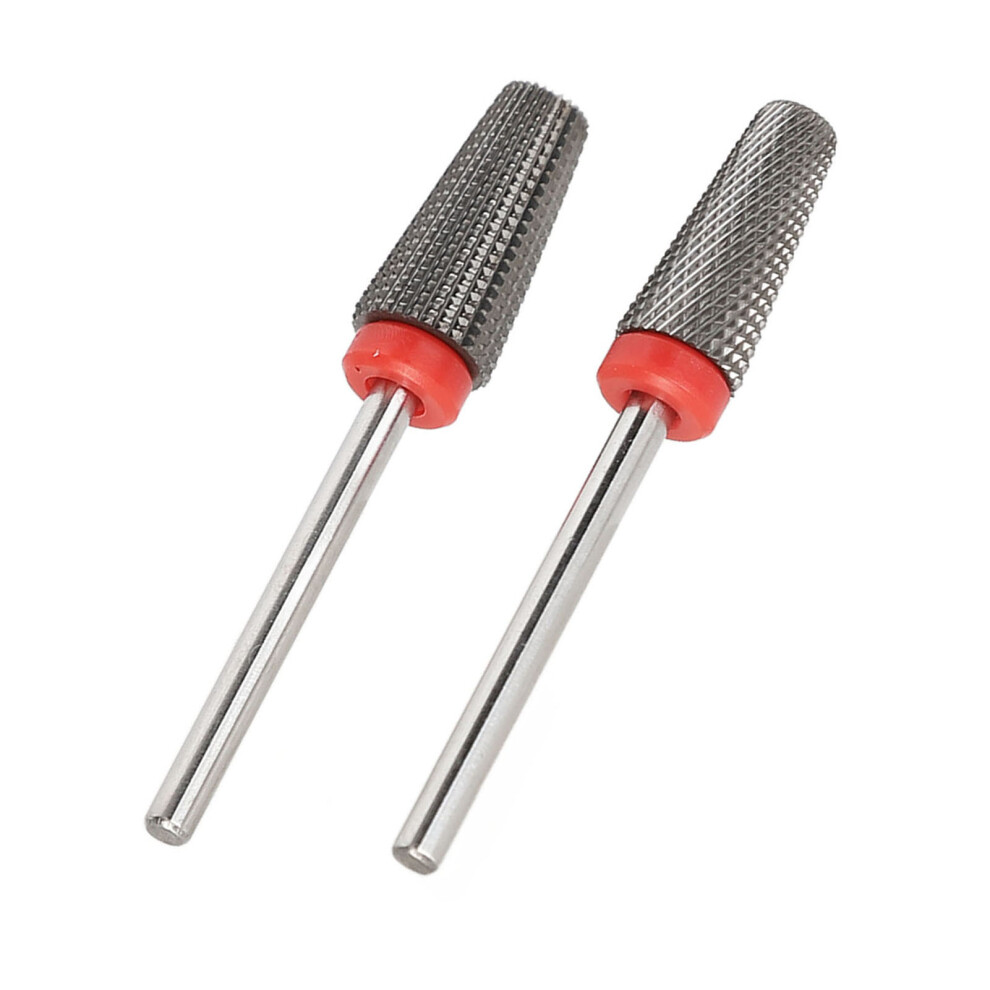 2pcs Rough Surface Nail Drill Grinding Heads for Gel Nail Removal
