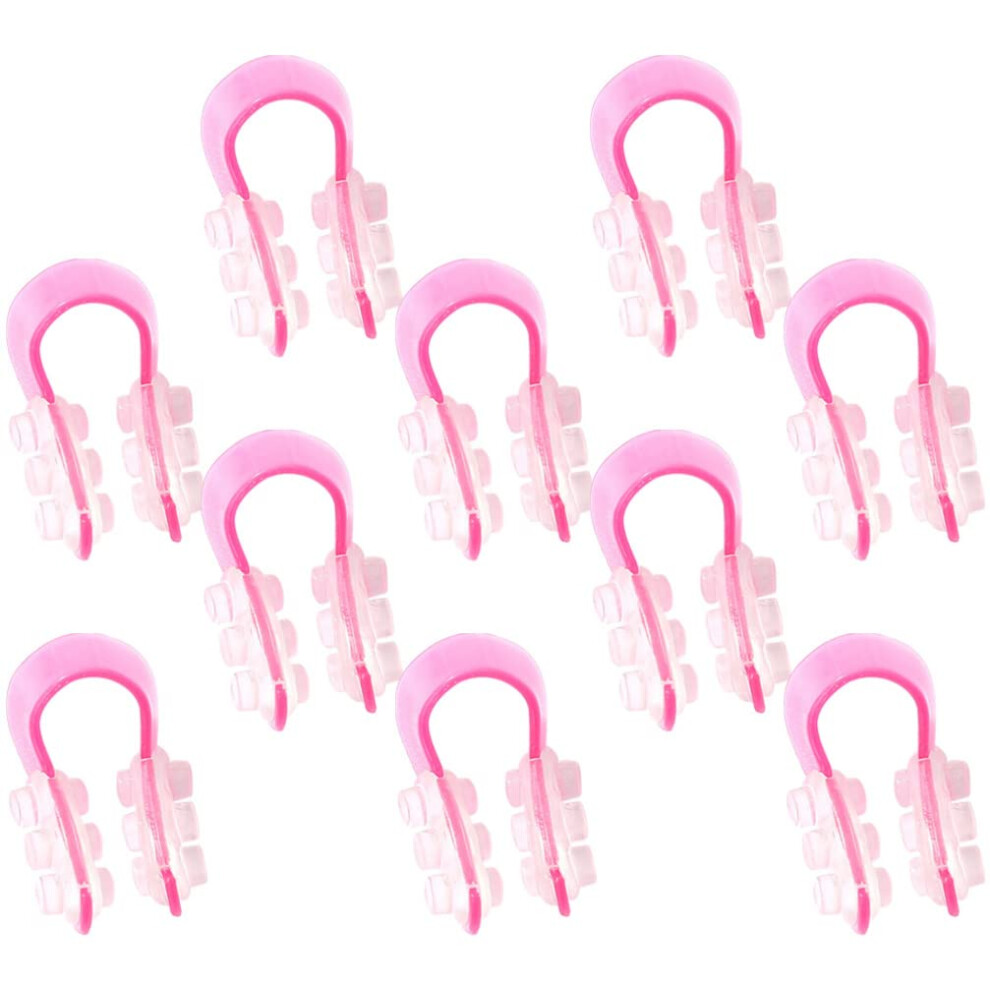 Nose Up Clip 10Pcs Silica Gel Cosmetic Nose Pincher Lifter Shaper Nose Straightener Beauty Tools