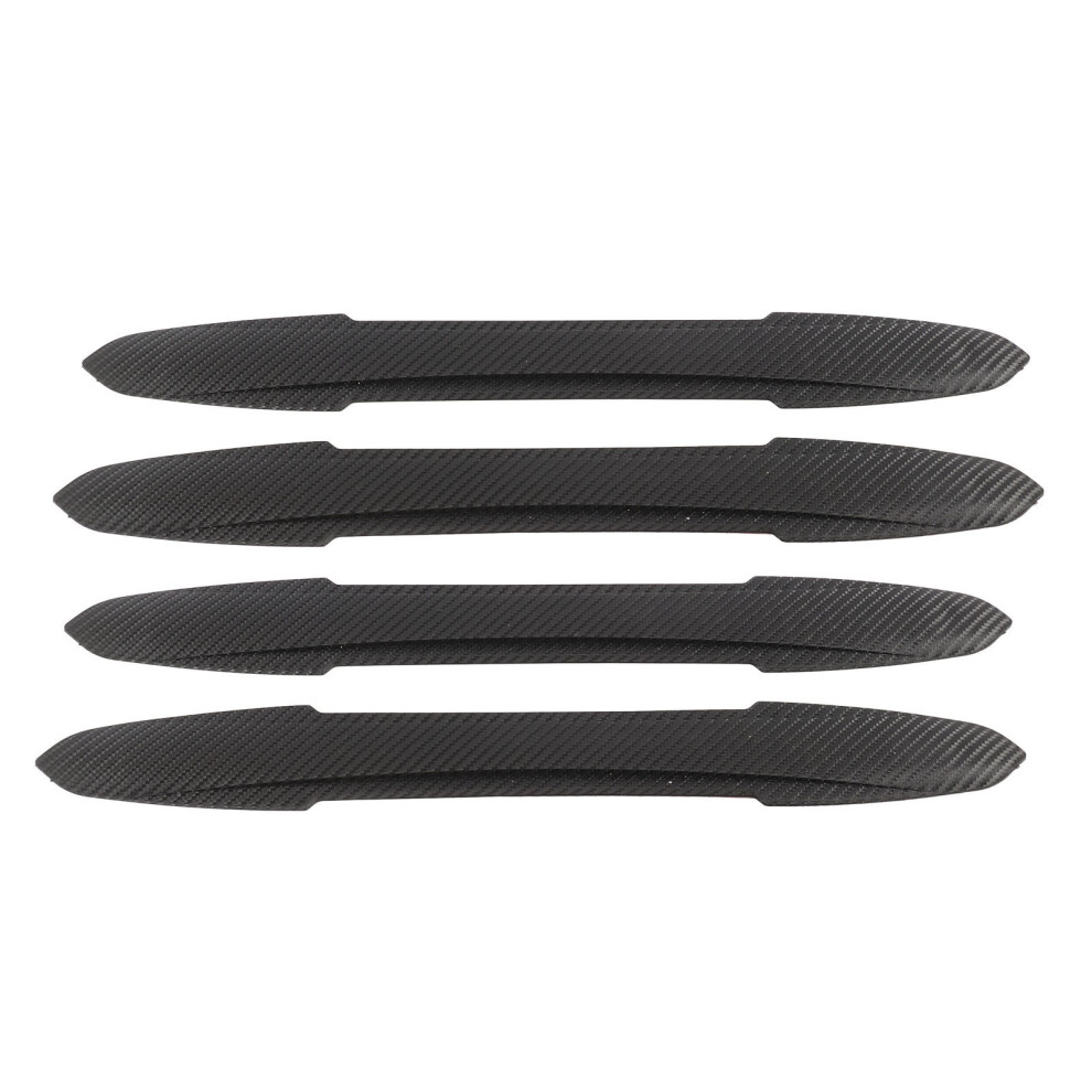 4Pcs Carbon Fiber Bumper Guard Strip 43Cm Scratch Protection Universal 4981351051933