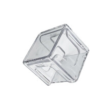 Acrylic Cube Chalk Storage Holder Clear 0.92-Inch Snug-Fit Chalk Container For Cues, Billiards, 8-Ball, Travel Kits
