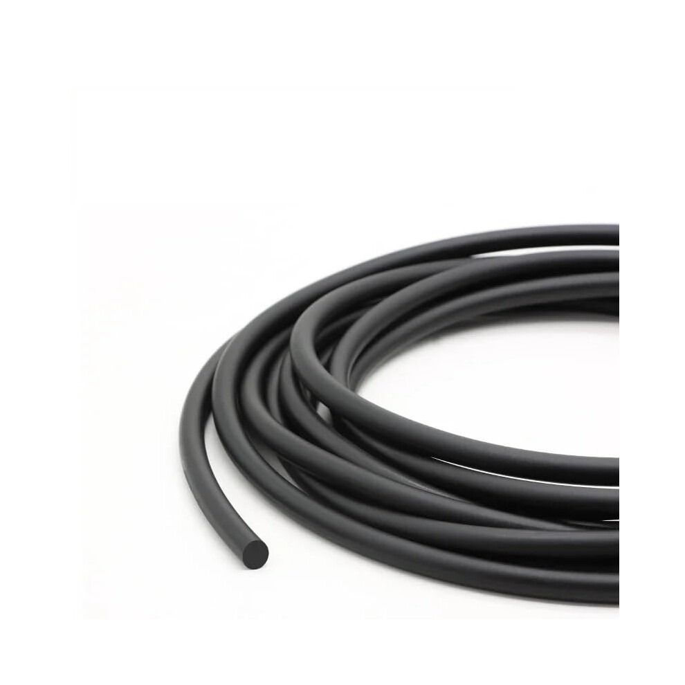 Fluororubber Solid Sealing Strip Diameter 2-15 Mm Black Round, 1 Meter Length, 3 Mm Thick 9084446987379
